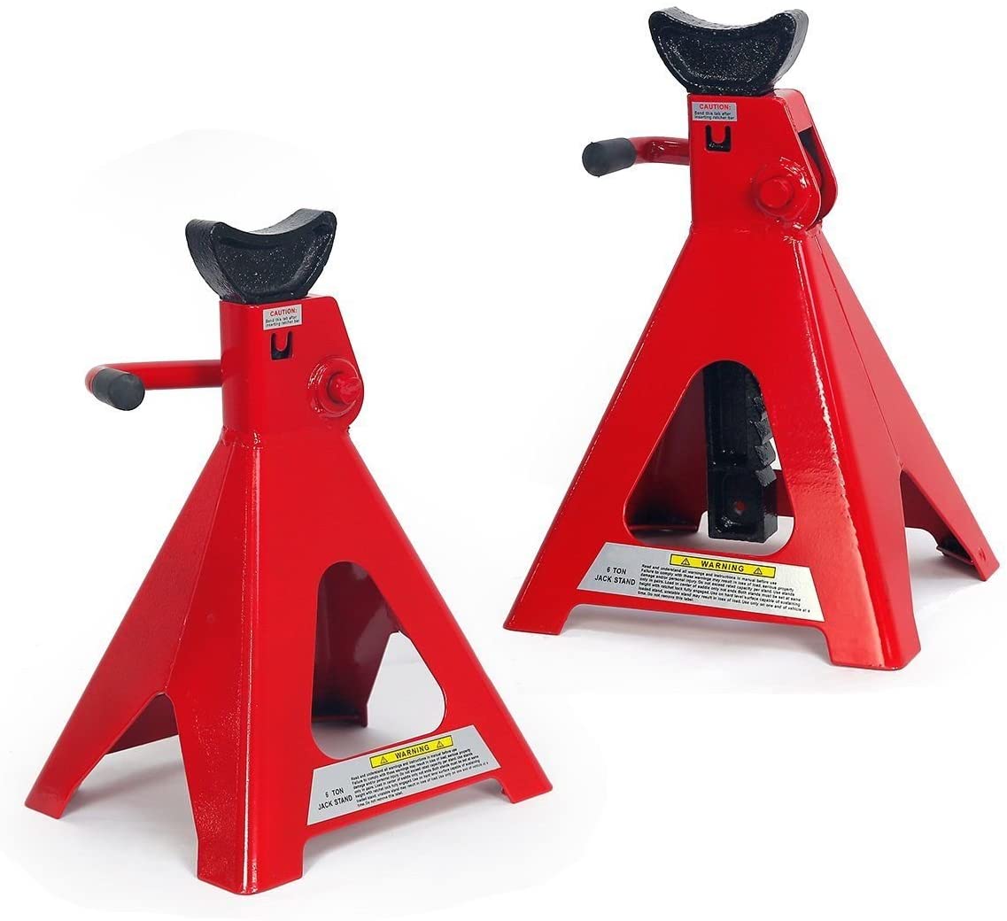 Γρύλος Jack Stand 3 Ton 600 LB Βαρέως Τύπου Χάλυβα